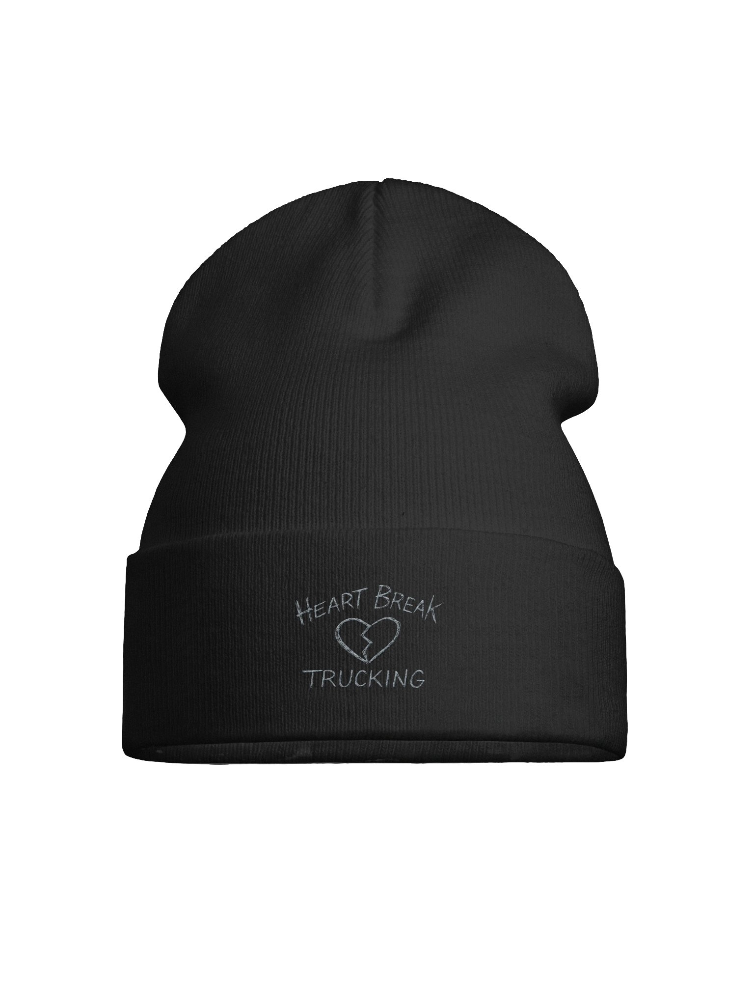 Heartbreak Trucking beanie in black