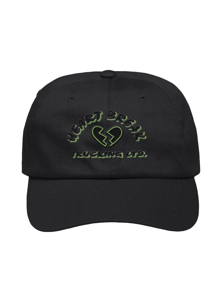 Heartbreak Trucking dad cap in blackout